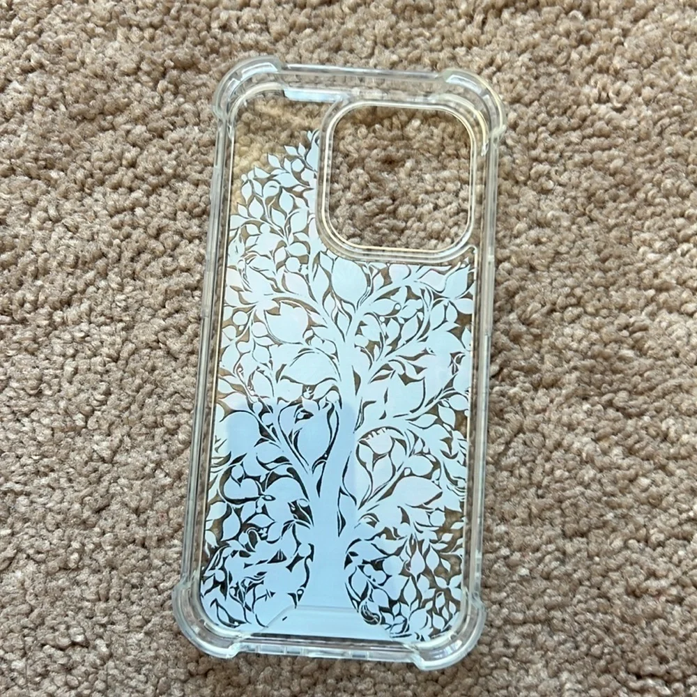 NWT iPhone 15 Pro Colorful Tree Design Phone Case